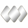 Wall mirror DKD Home Decor Mirror Golden Metal (110 x 6 x 70 cm)