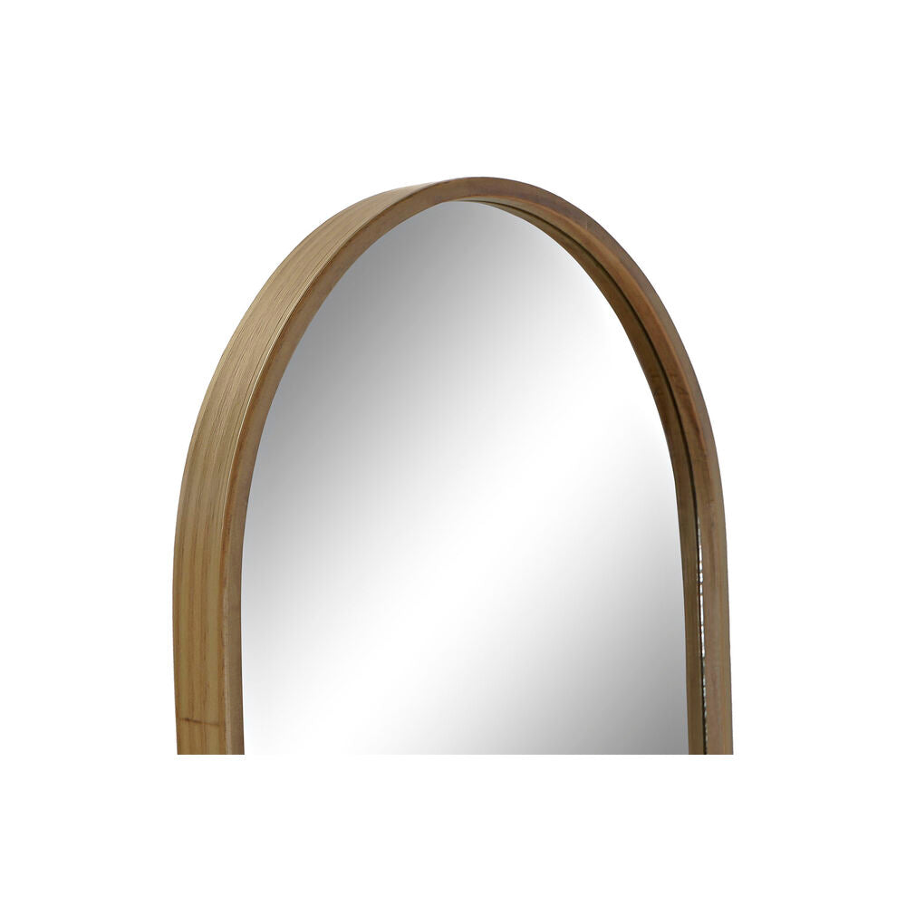 Wall mirror DKD Home Decor Natural Crystal MDF Wood Scandi 45 x 4 x