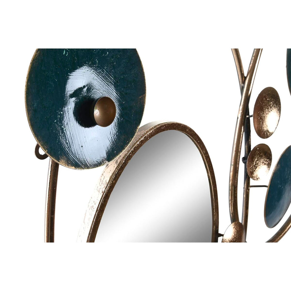 Wall Decoration DKD Home Decor Mirror Golden Metal Green (123 x 6.4 x