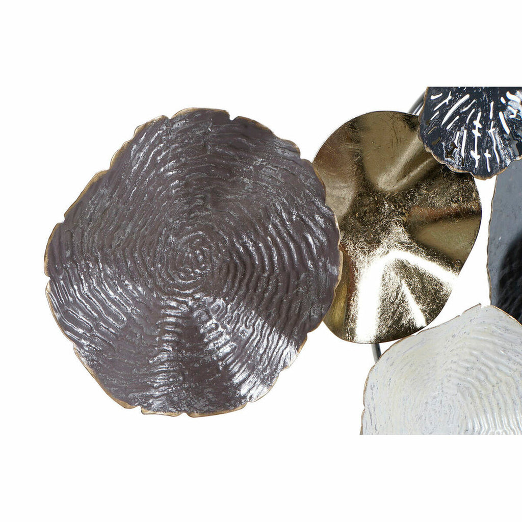 Wall Decoration DKD Home Decor Grey Golden Metal (134.6 x 9.5 x 61 cm)