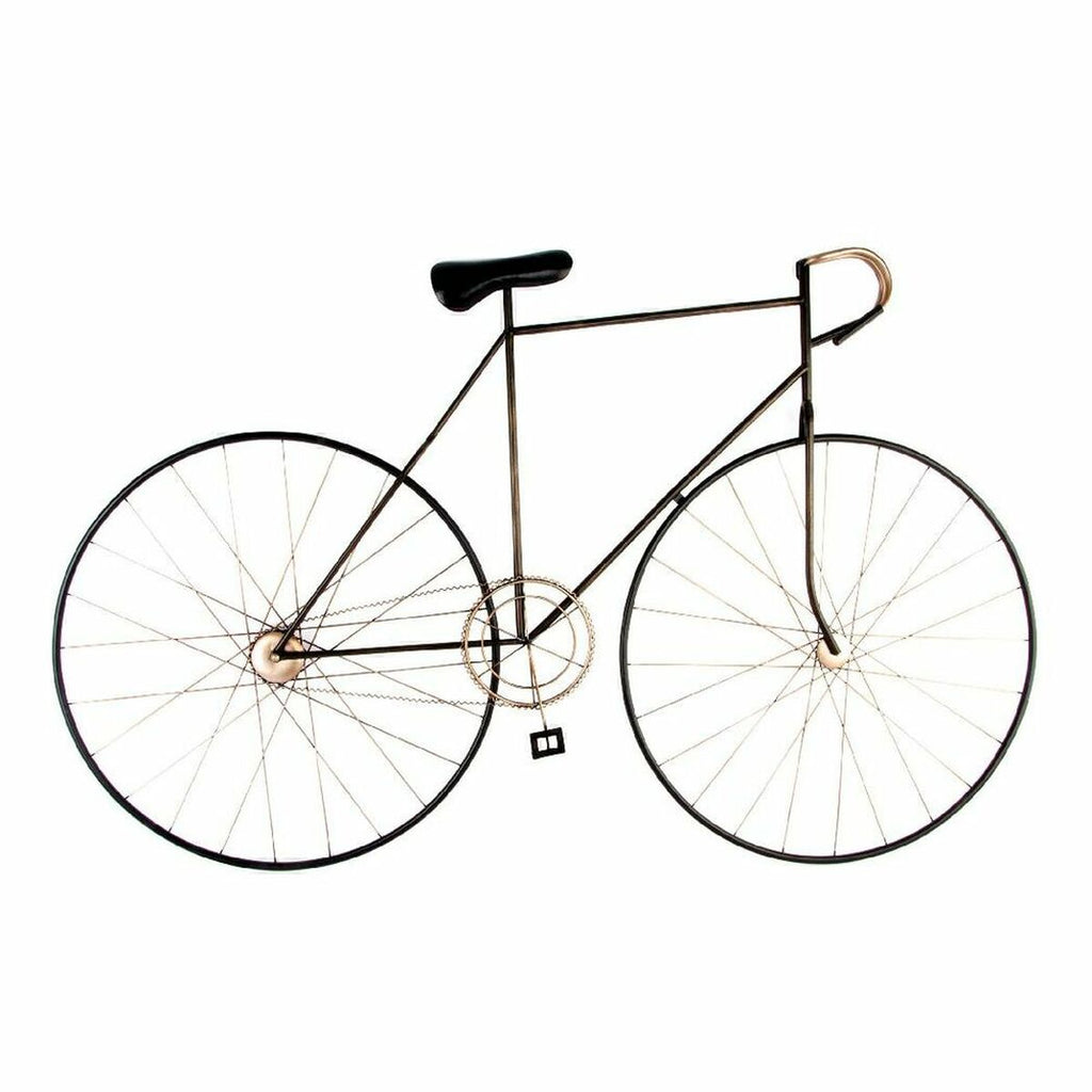 Wall Decoration DKD Home Decor Black Multicolour Golden Bicycle