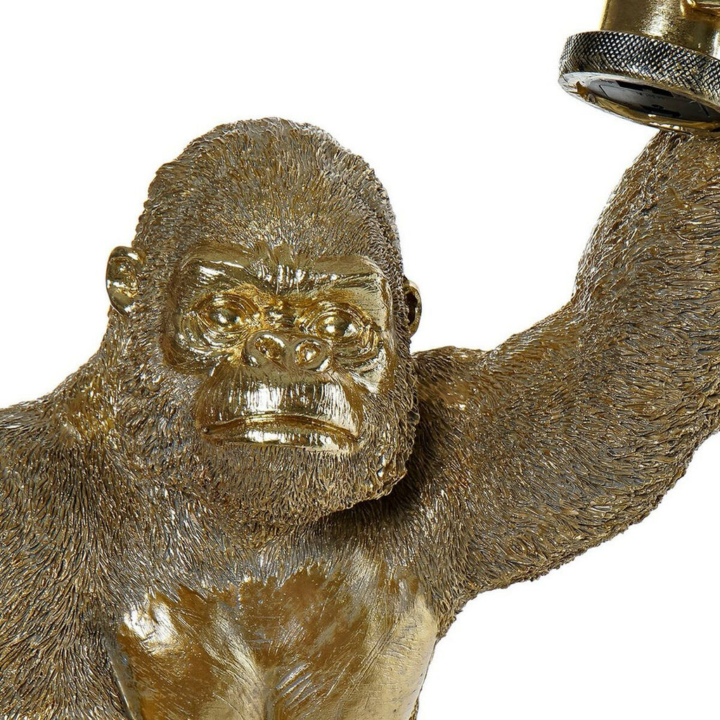 Desk lamp DKD Home Decor Resin 220 V Golden 50 W Gorilla (39 x 31.5 x