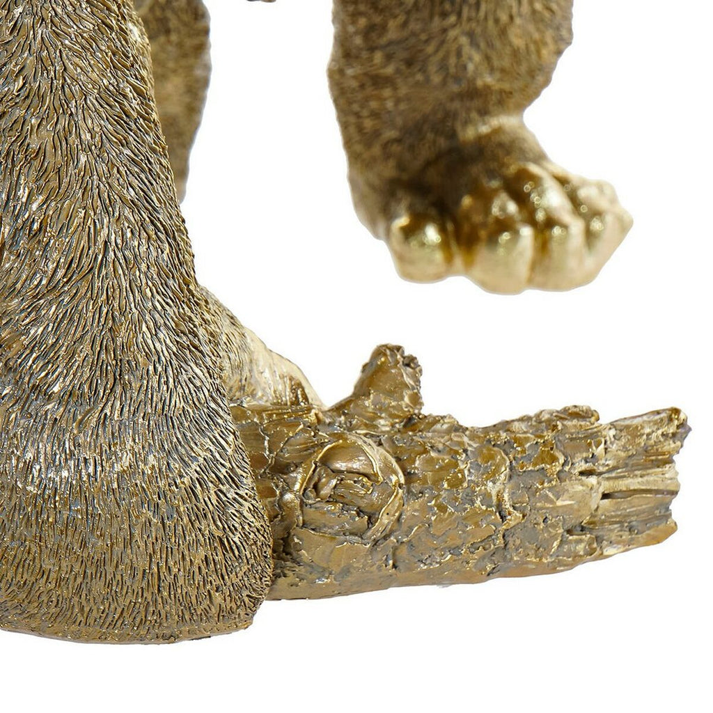 Desk lamp DKD Home Decor Resin 220 V Golden 50 W Gorilla (39 x 31.5 x