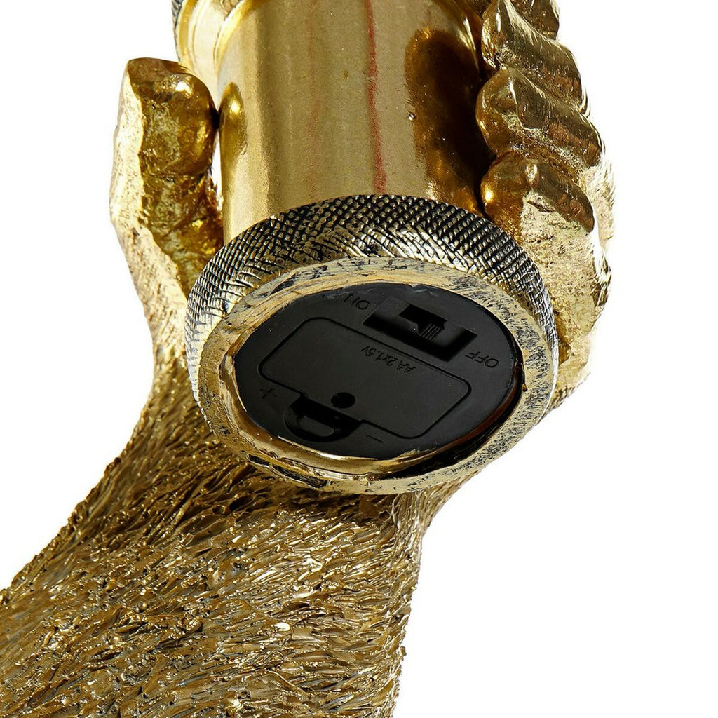 Desk lamp DKD Home Decor Resin 220 V Golden 50 W Gorilla (39 x 31.5 x