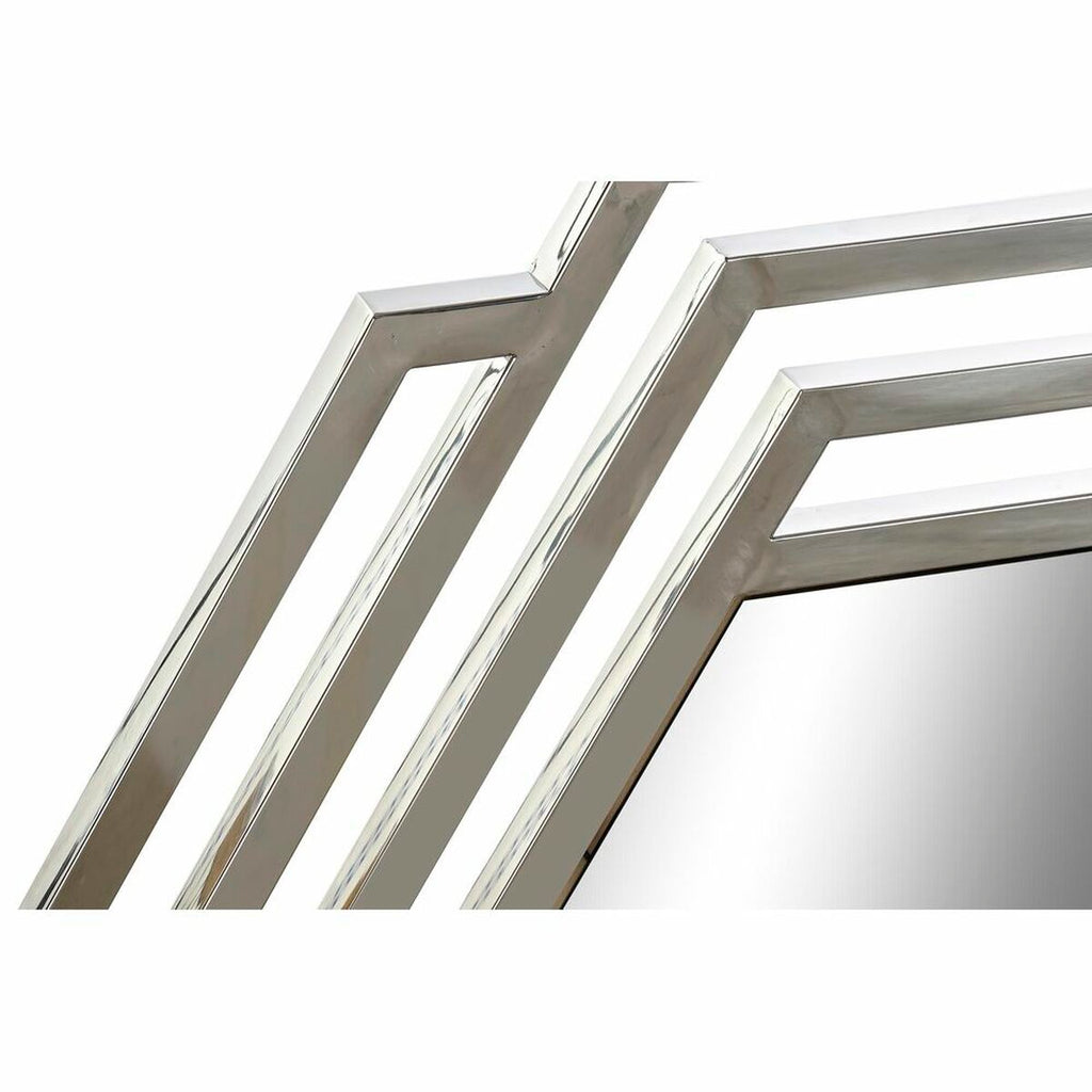 Wall mirror DKD Home Decor Crystal Silver Stainless steel Shabby Chic