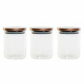 3 Tubs DKD Home Decor Multicolour Transparent Copper 10 x 10 x 13 cm