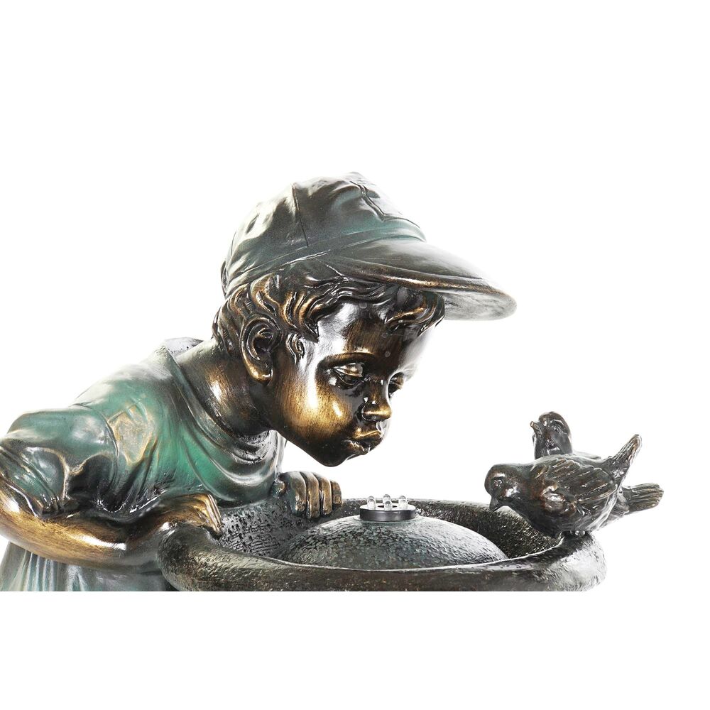 Garden fountain DKD Home Decor Bronze Resin Children (40 cm)
