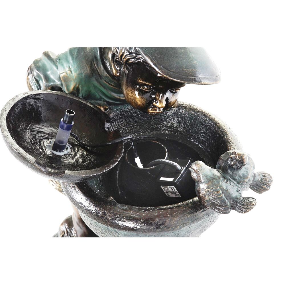 Garden fountain DKD Home Decor Bronze Resin Children (40 cm)