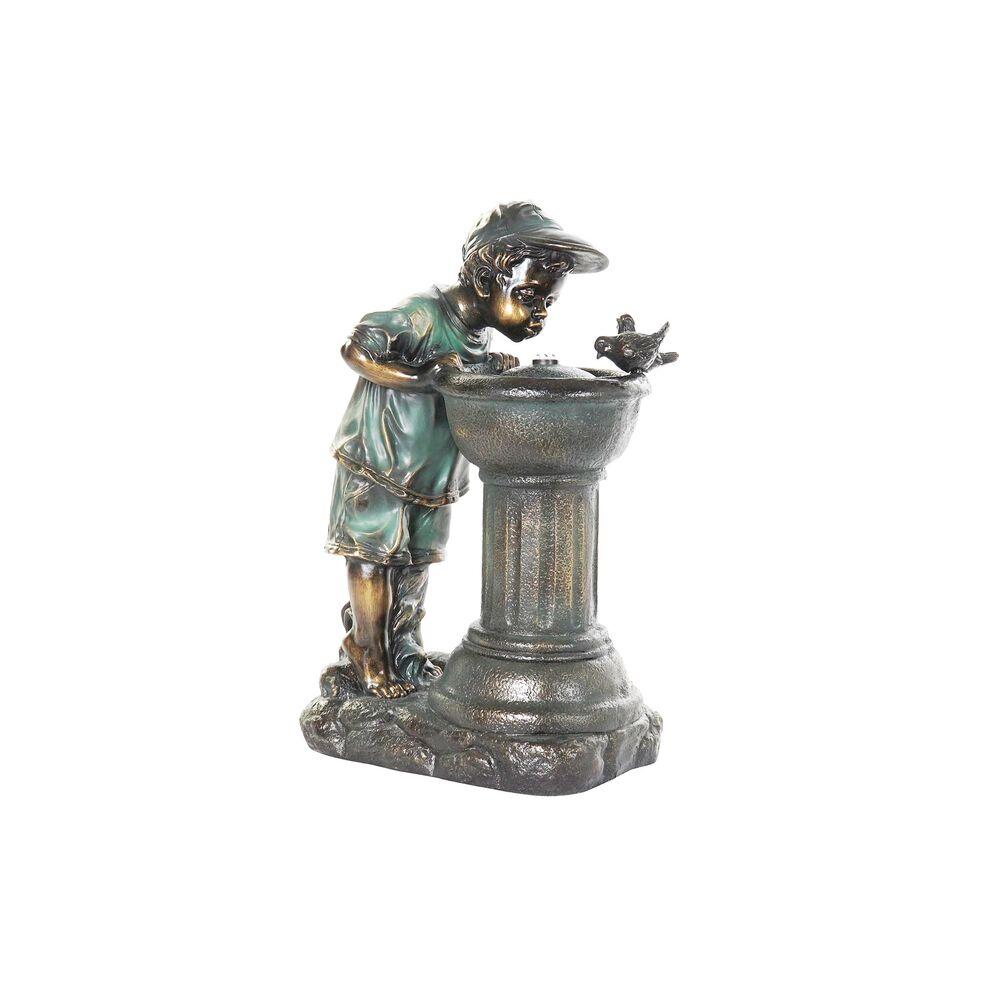 Garden fountain DKD Home Decor Bronze Resin Children (40 cm)
