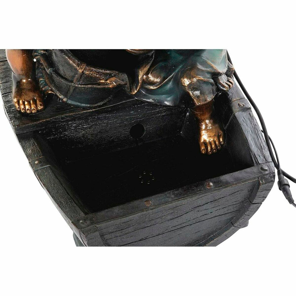 Garden fountain DKD Home Decor Bronze Resin Boys (44 cm)