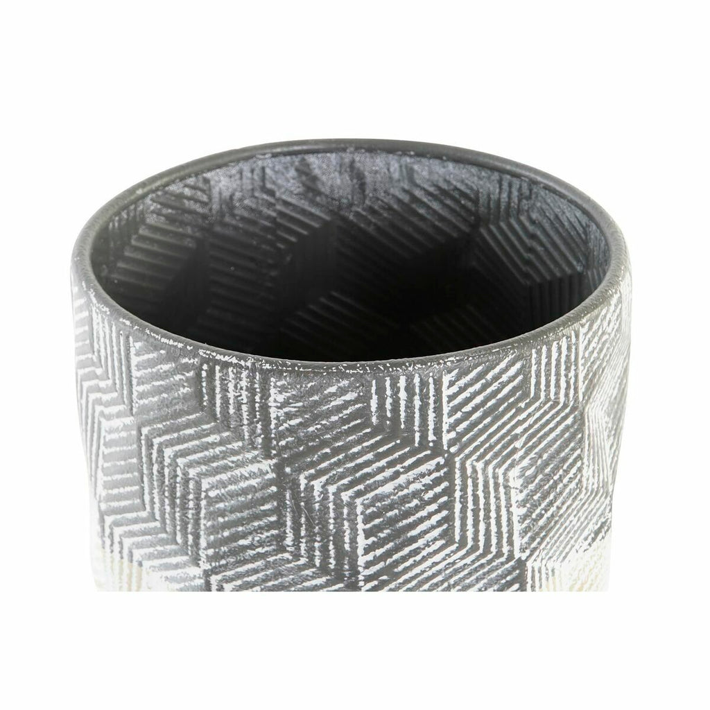 Set of Planters DKD Home Decor 24 x 24 x 39 cm Metal (2 Units)