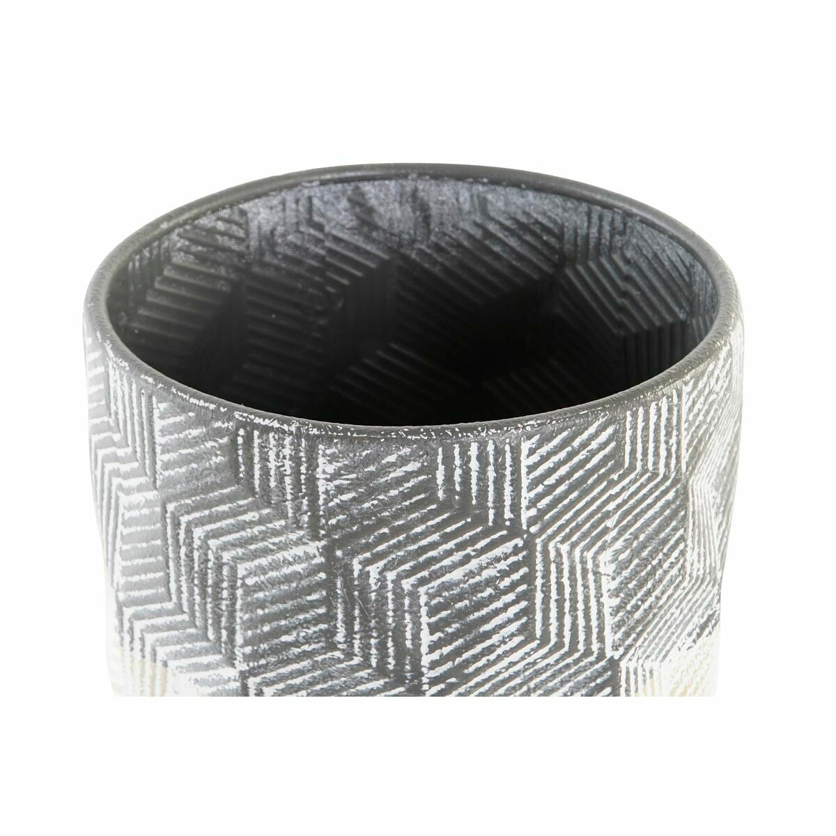 Set of Planters DKD Home Decor 24 x 24 x 39 cm Metal (2 Units)