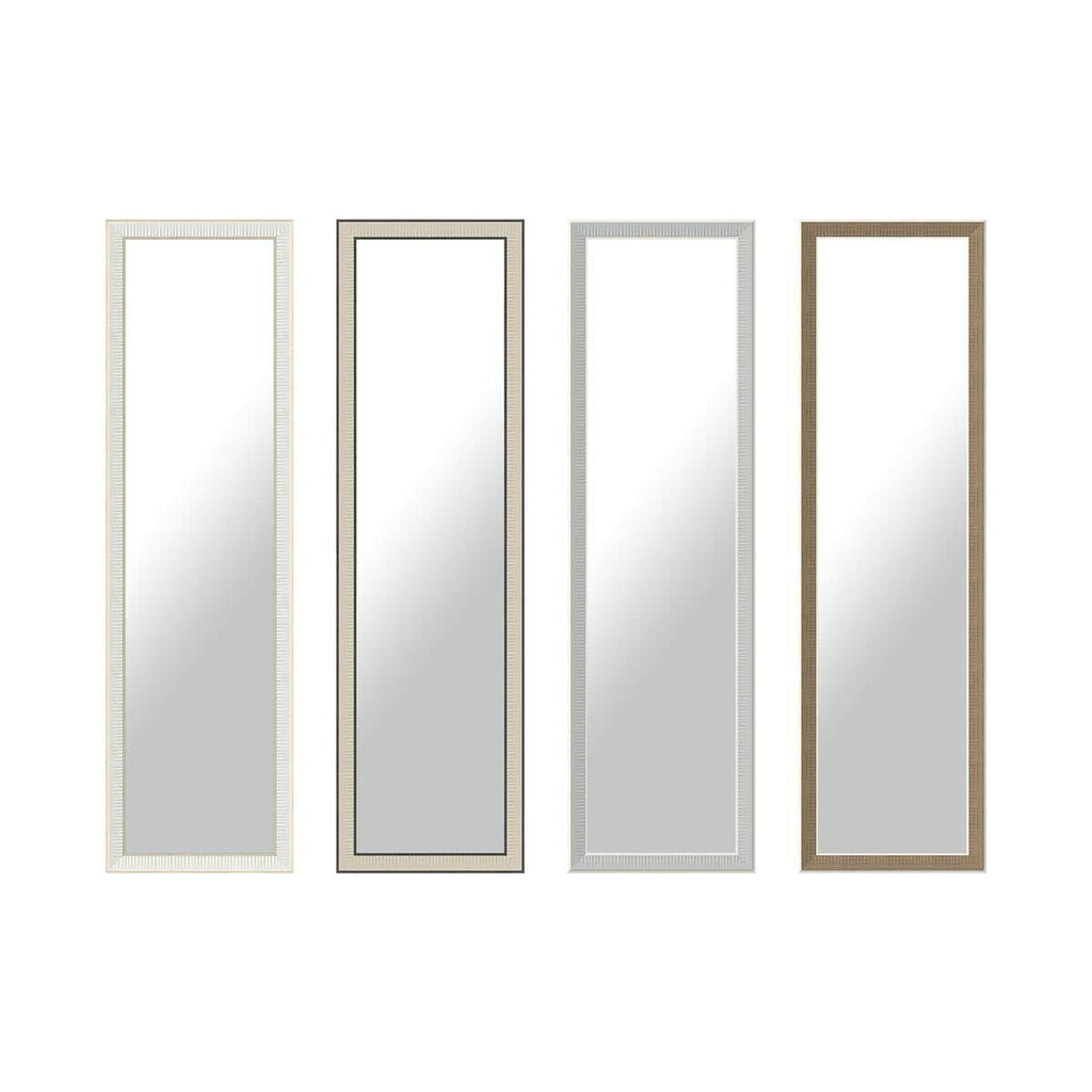 Wall mirror DKD Home Decor 35 x 2 x 125 cm Crystal Grey Brown White