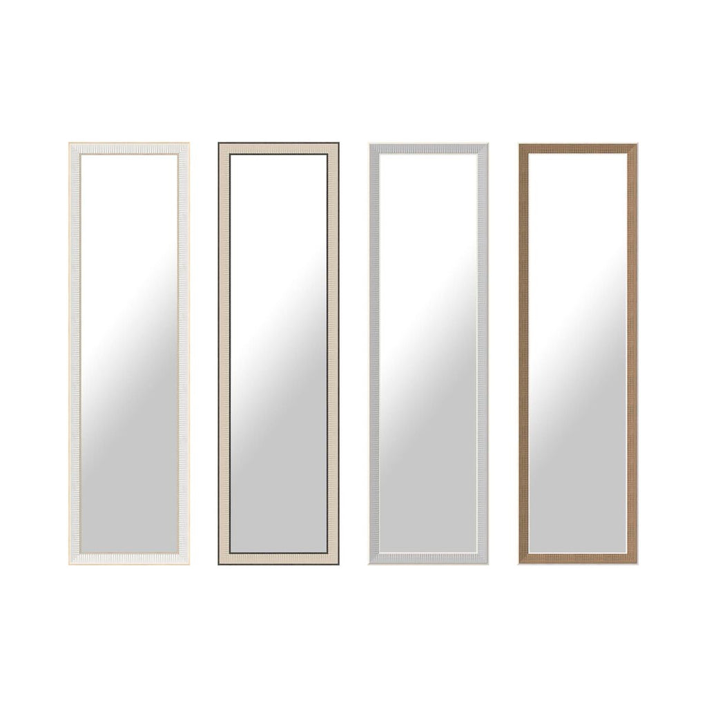 Wall mirror DKD Home Decor 35 x 2 x 125 cm Crystal Grey Brown White