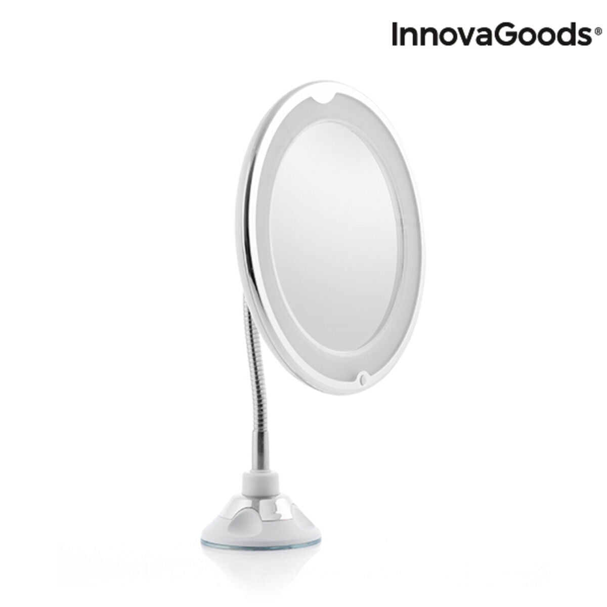 LED magnifying mirror with Flexible Arm and Suction Pad Mizoom