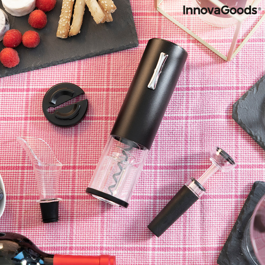 Rechargeable Electric Corkscrew with Accessories for Wine Corklux