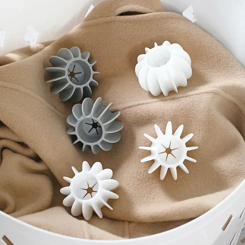 5/10pcsLaundry Ball Reusable Silicone Clothes Hair Cleaning Tools Pet