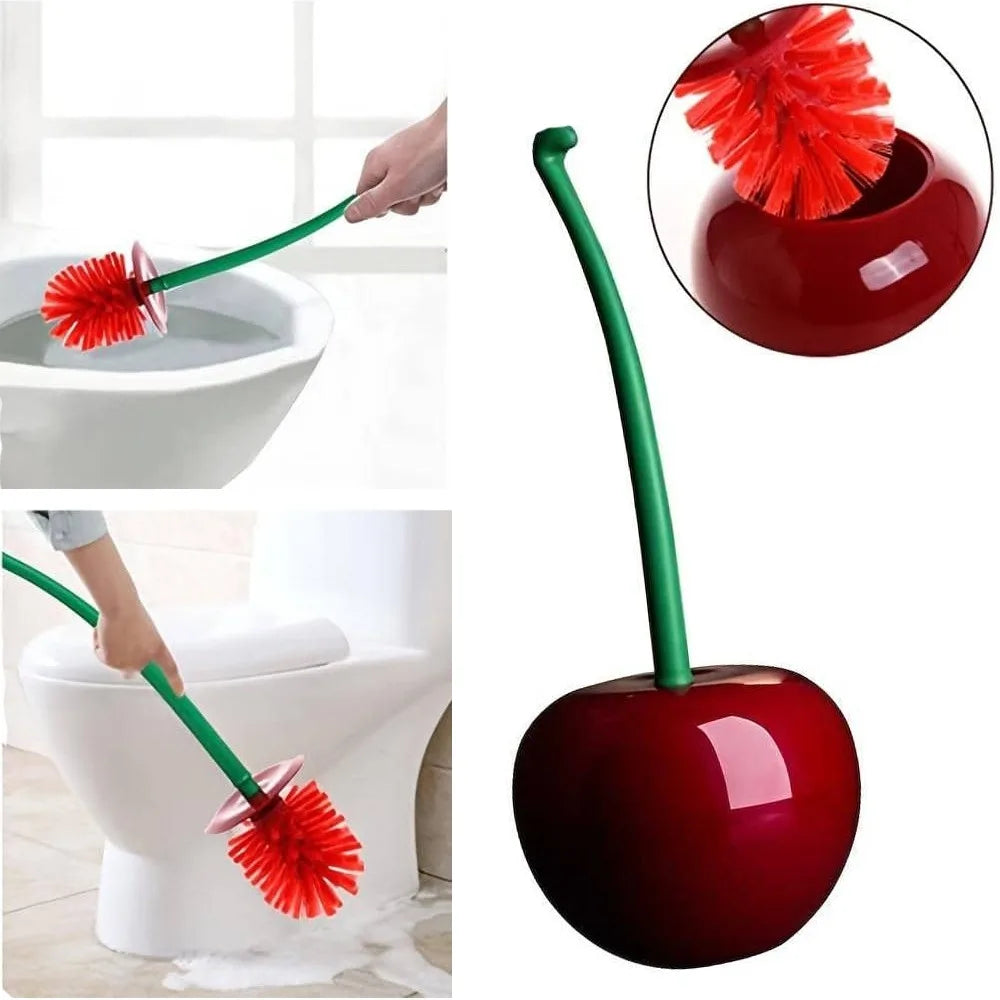 Toilet Brush Toilet Cleaning Brush Plastic Soft Bristle Wall-Mounted