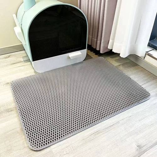 Extra Large Cat Litter Mat Heavy Duty Waterproof 2 Layer Non Slip