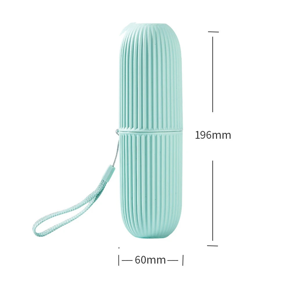 Travel Portable Toothbrush Cup Bathroom Toothpaste Holder Storage Case