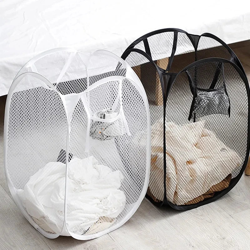 Folding Laundry Basket Organizer for Dirty Clothes Bathroom Clothes