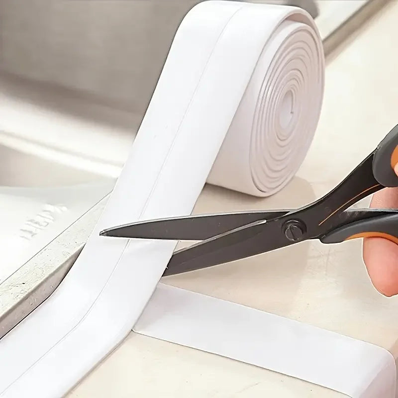 1 Roll of Waterproof White PVC Self-Adhesive Tape - Perfect for