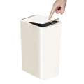 Bathroom Trash Can-10L Small Garbage Can with Press Top Lid for