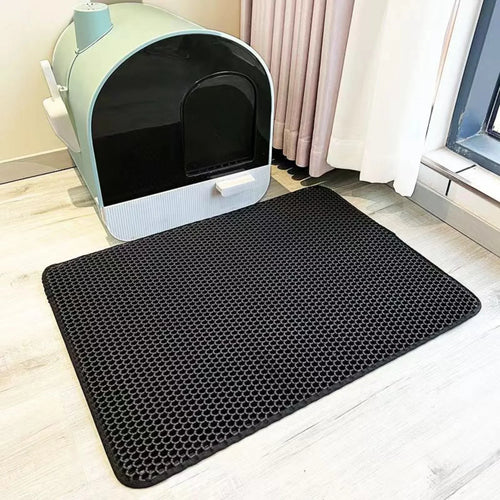 Extra Large Cat Litter Mat Heavy Duty Waterproof 2 Layer Non Slip