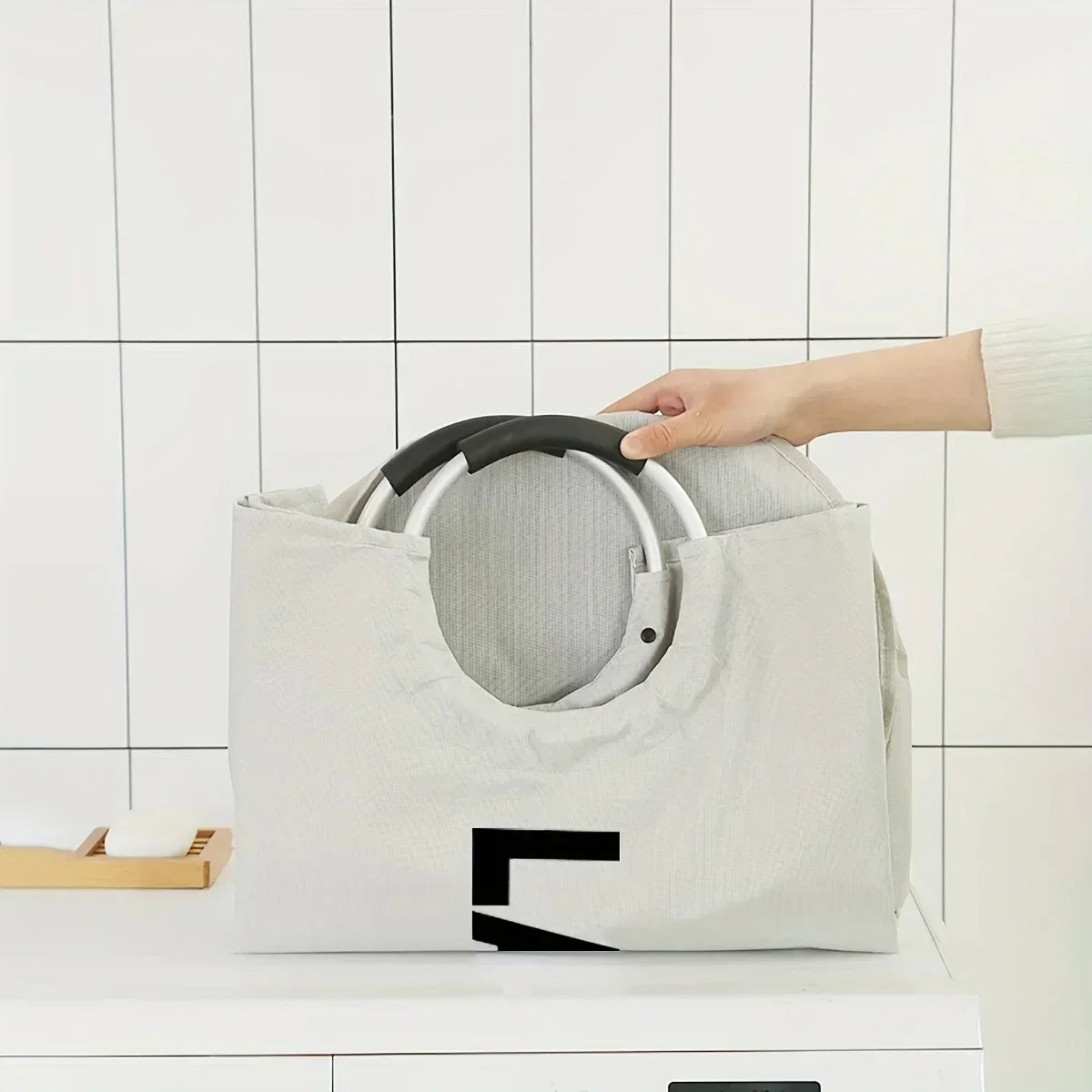 Oxford Fabric Dirty Clothes Basket Large-capacity Household Foldable