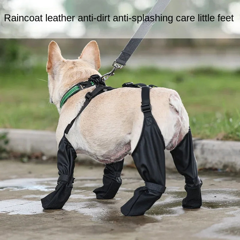 Waterproof Dog Shoes Adjustable Dog Boots Pet Breathbale Shoes for