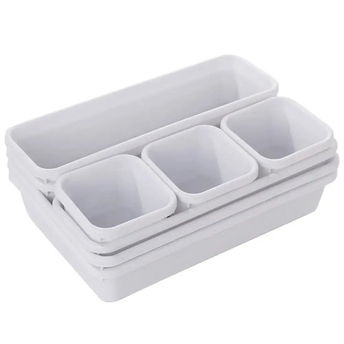 8pcs/set Adjustable Drawer Organizer Box Trays Make Up Cosmetics