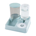 Automatic Cat Feeder Water Dispenser Set, 2 In 1 Tilted Automatic Pet