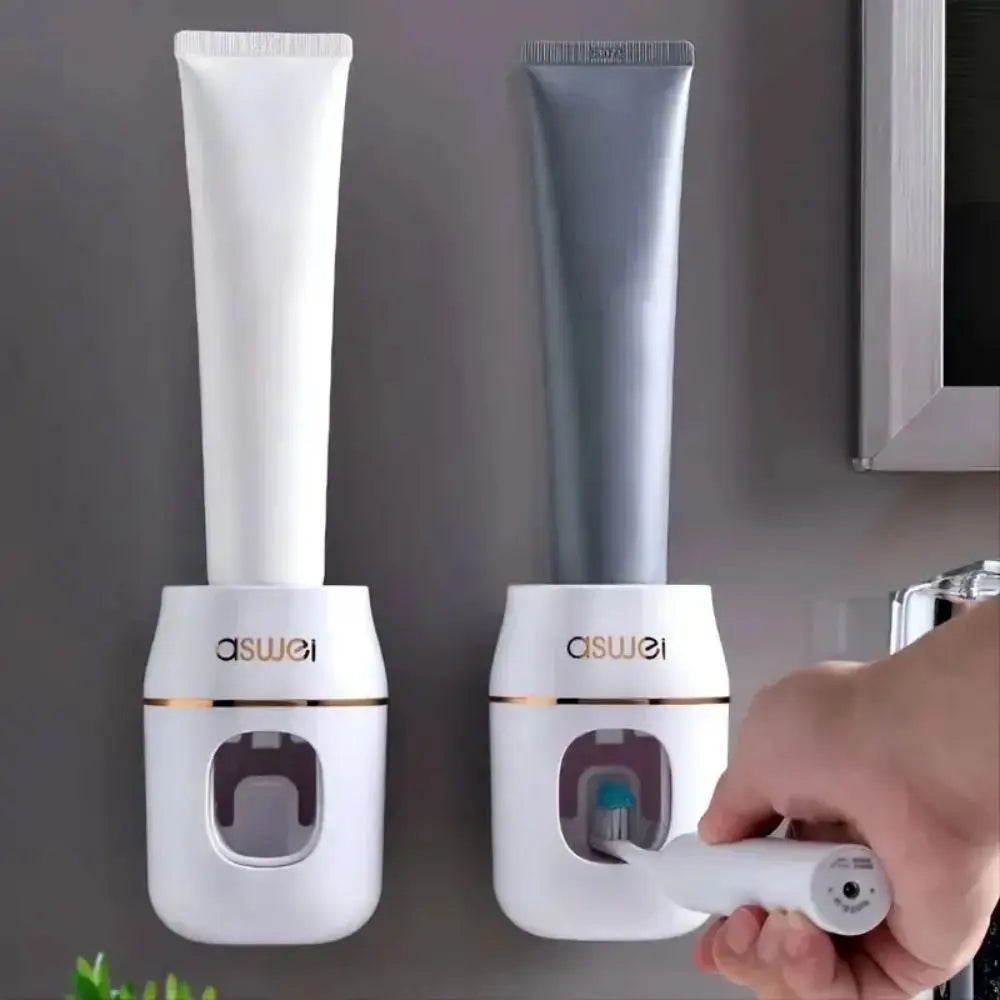 Upgrade Your Bathroom with This 1pc Toothpaste Squeezer and Storage