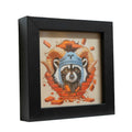 Pocket Art, Print im Rahmen, 10 x 10 cm, Sternzeichen Widder